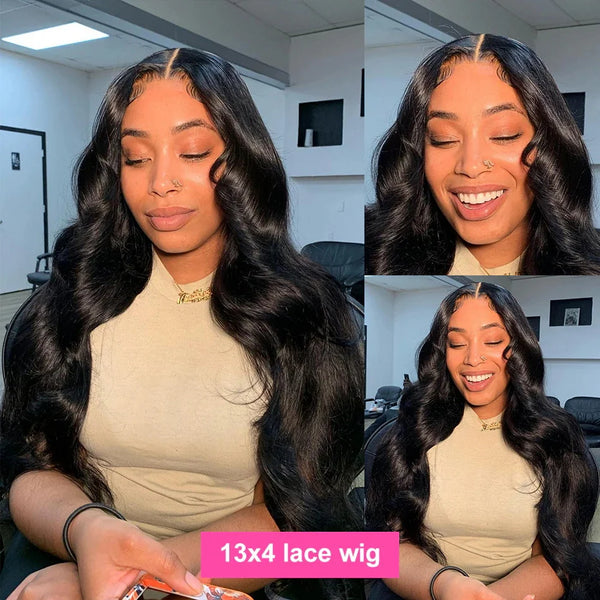 HD Lace Wig 13x6 Human Hair Body Wave HD Transparent Lace Frontal Wigs 30 40Inch Loose Wave Lace Front Wig Brazilian Hair Wigs