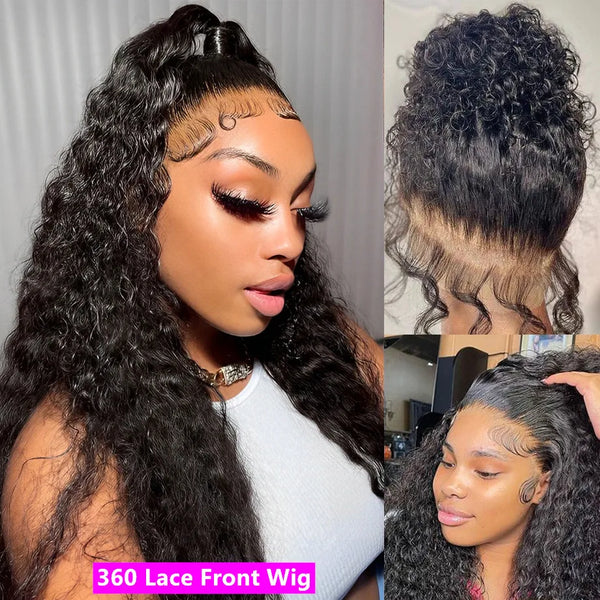 30 40 Inch 13x6 Hd Lace Frontal Wig Human Hair Loose Deep Wave Wig Curly Wigs 13x4 Water Wave 360 Lace Front Human Hair Wig